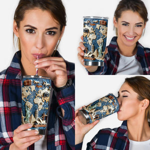 Love Traveling - Personalized Travelling Tumbler