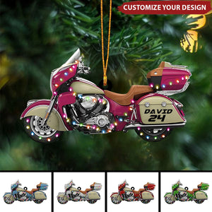 Personalized Motorcycle Christmas Ornaments Gift For Biker Lovers - New Release