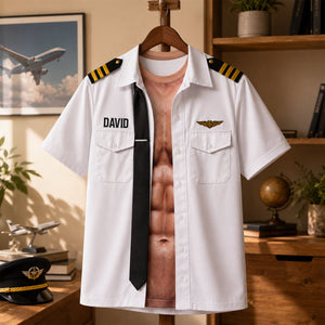 No Gym, Just Pilot Shirt - Personalized Gifts