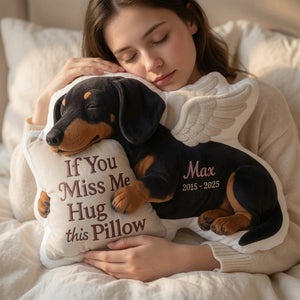 Dog Memorial Custom Shaped Pillow - Custom Photo Gifts For Dog Lover