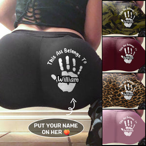 Reserved For One Lucky Hand - Personalized Women Leggings - Gifts For Wife, Anniversary