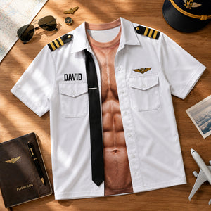 No Gym, Just Pilot Shirt - Personalized Gifts