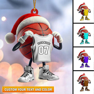 Personalized Basketball Christmas Ornament-Gift For Basketball Players and Fans-New Release