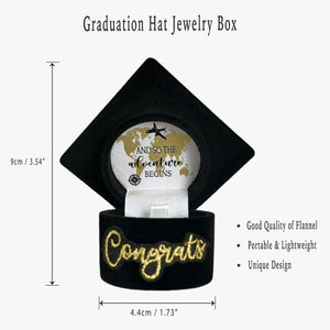 Graduation Necklace Compass 18K Gold Plated With Gift Box