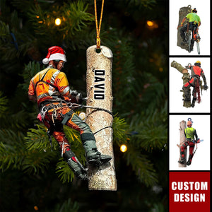 Personalized Arborist Christmas Ornament-New Release