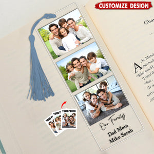 Personalised Photo Acrylic Bookmark-Gift For Book Lovers