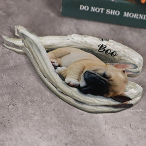 Personalized Dog Sleeping Angel Acrylic Plaque -Great Gift Idea For Dog Lovers