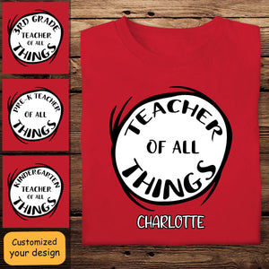 Father/Mother Of All Things Personalized Apparel Gift For Daddy/Mom-Happy Father's Day