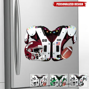 Personalized American Football Decal-Gift For American Player