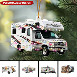 Personalized Camping Car Christmas Ornament-Gifts For Camping Lovers
