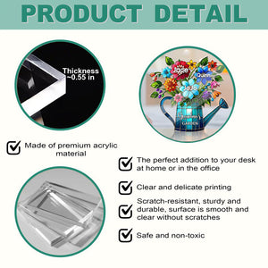 Grandma's Mom's Garden - Personalized Acrylic Plaque