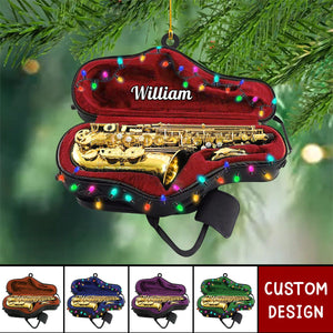 Personalized Saxophone Ornament-Gifts For Saxophonist-New Release