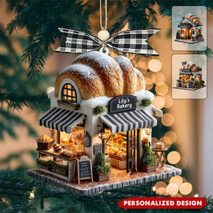 Personalized Bakery Christmas Ornament