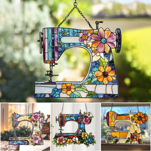 Cute Sewing Machine Suncatcher Ornament-Mother's Day Gift