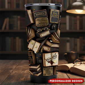Reading Book 20oz Tumbler - Personalized Gifts For Book Lovers