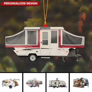Personalized Camping Car Christmas Ornament-Gifts For Camping Lovers