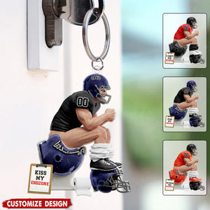 Strong Rival Sports – Personalized Keychain - Gifts for American Football Lovers