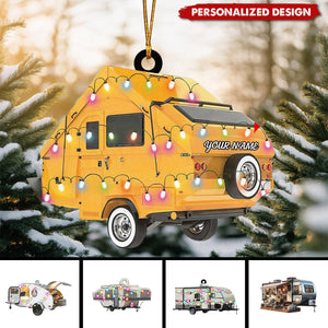 Personalized Camping Car Christmas Ornament-Gifts For Camping Lovers