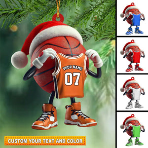 Personalized Basketball Christmas Ornament-Gift For Basketball Players and Fans-New Release
