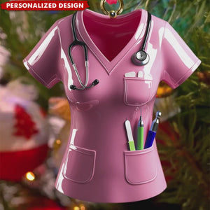 Christmas Nurse - Personalized Nurse Ornament