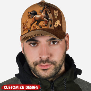 Personalized Horse Classic Cap - Gift For Horse Lovers