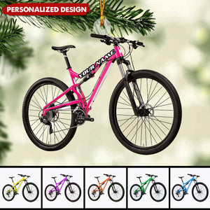 2024 New Release Personalized Mountain BikeChristmas Ornaments