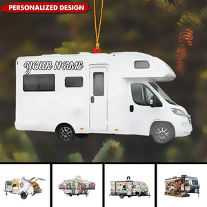 Personalized Camping Car Christmas Ornament-Gifts For Camping Lovers