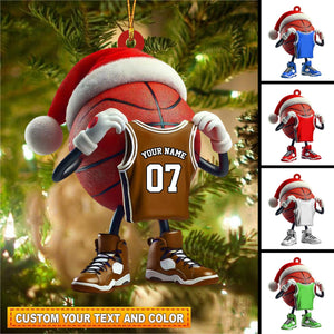Personalized Basketball Christmas Ornament-Gift For Basketball Players and Fans-New Release