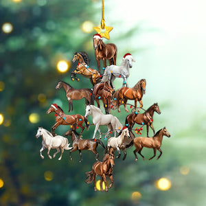 Horse Christmas Ornament-Gift For Horse Lover-New Release