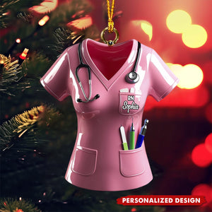 Christmas Nurse - Personalized Nurse Ornament