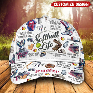 Softball Life - Personalized Softball Classic Cap