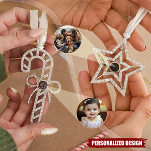 Personalized Pet Photo Projection Ornament for Christmas