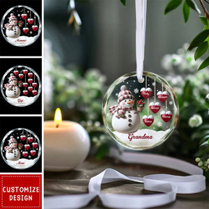 If Nothing Is Going Well, Call Your Grandmother - Family Personalized Circle Ornament