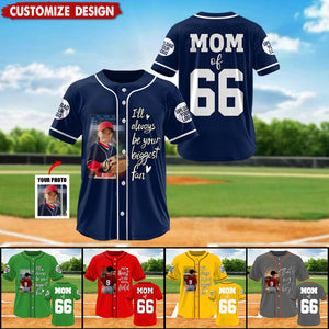Personalized Photo Baseball Game Day Baseball Jersey Gift For Baseball Lovers