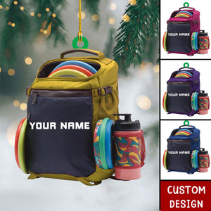 Personalized Disc Golf Acrylic Christmas Ornament - Gift For Disc Golf Lovers - New Release