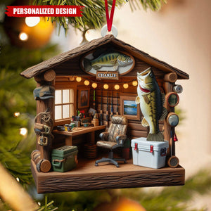 Love Fishing-Personalized Fishing Ornament