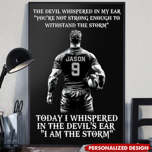 Okbands New Release-Personalized Rugby Poster-Gifts For Rugby Players