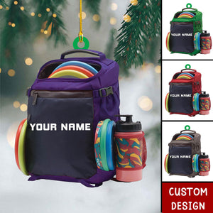 Personalized Disc Golf Acrylic Christmas Ornament - Gift For Disc Golf Lovers - New Release