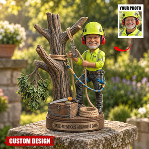 Personalized Arborist Acrylic Plaque, Photo Arborist Figurine