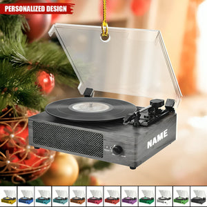 2024 New Release Personalized Vinyl Record Christmas Ornament-Gift For Vinyl Record Lovers
