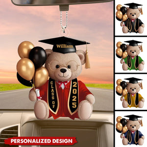 Time To Soar-Personalized Car Ornament-Graduation Gift For Family Or Friends