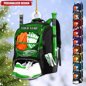 Personalized Baseball Christmas Ornaments-Gifts For Baseball Lovers-2024 New Release