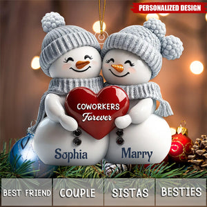 New Release Christmas Snowman-Personalized Acrylic Ornament