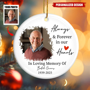 Personalized Photo Memorial Ornament