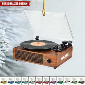 2024 New Release Personalized Vinyl Record Christmas Ornament-Gift For Vinyl Record Lovers