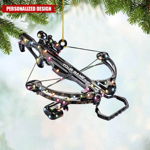 Personalized Crossbow Hunting Arrow Christmas Ornament - 2024 New Release