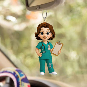 To My Favorite Nurse Personalized Car Hanging Ornament - Gift For Nurse