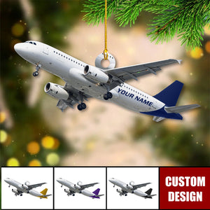 Personalized Airplane Ornament, Gifts For Pilot - New Release