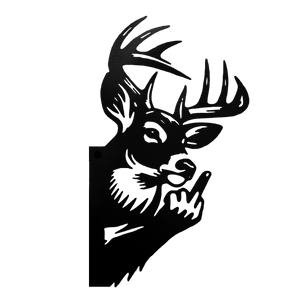 Peeping Deer Middle Finger Decor Decal