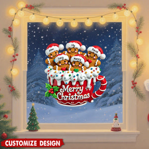 Merry Christmas - Personalized Decal/Sticker, Gift For Family - 2025 New Release